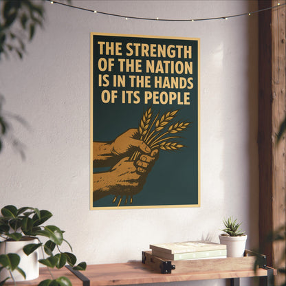 “The Strength of the Nation” Poster