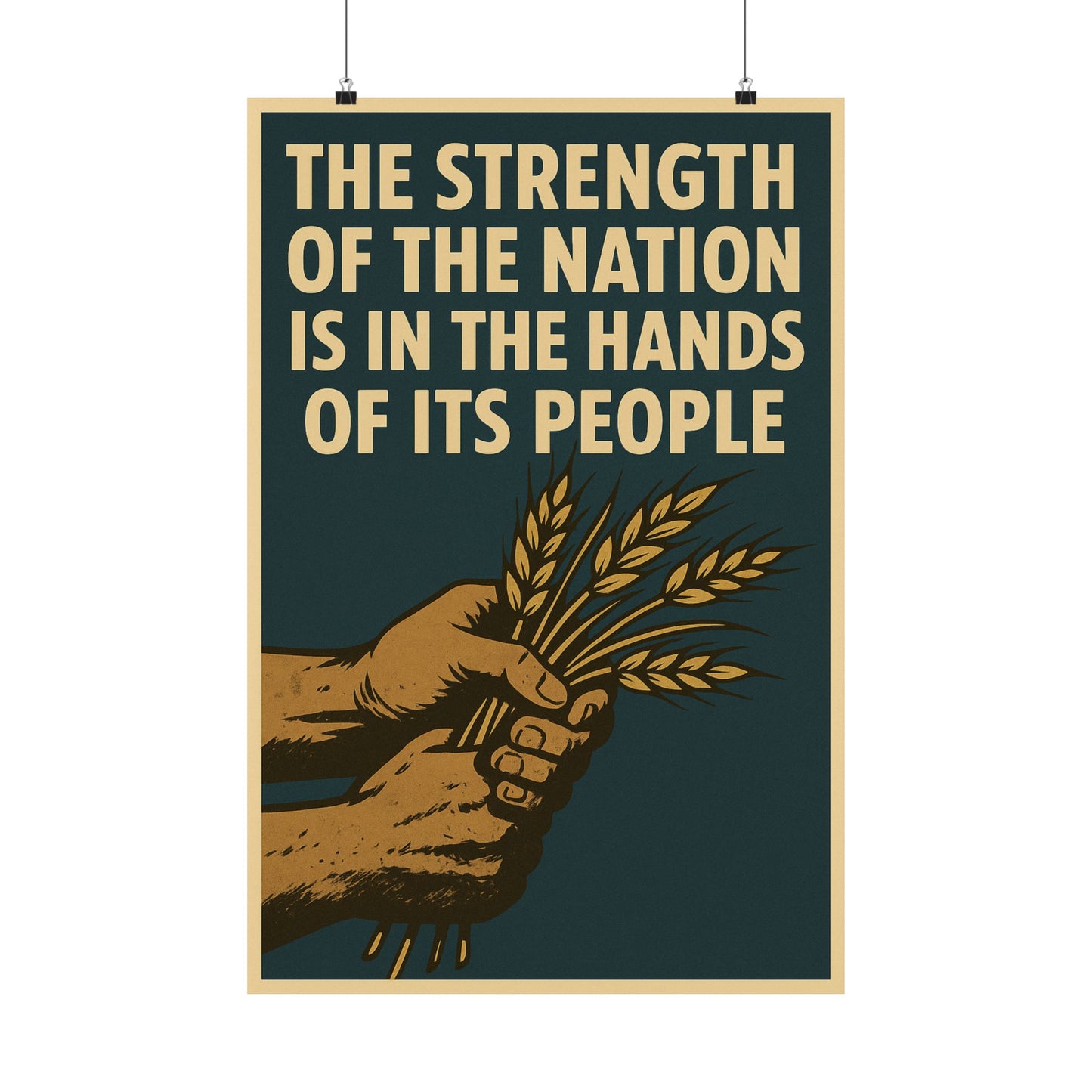 “The Strength of the Nation” Poster