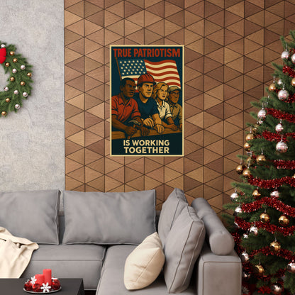 We Build Together – Stronger United Limited Edition Vintage Poster