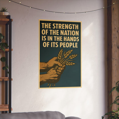 “The Strength of the Nation” Poster