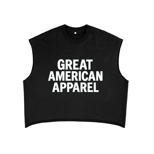 Great American Apparel French Terry Boxy Tank Top