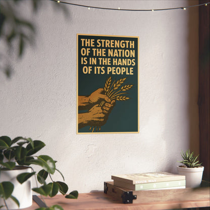 “The Strength of the Nation” Poster