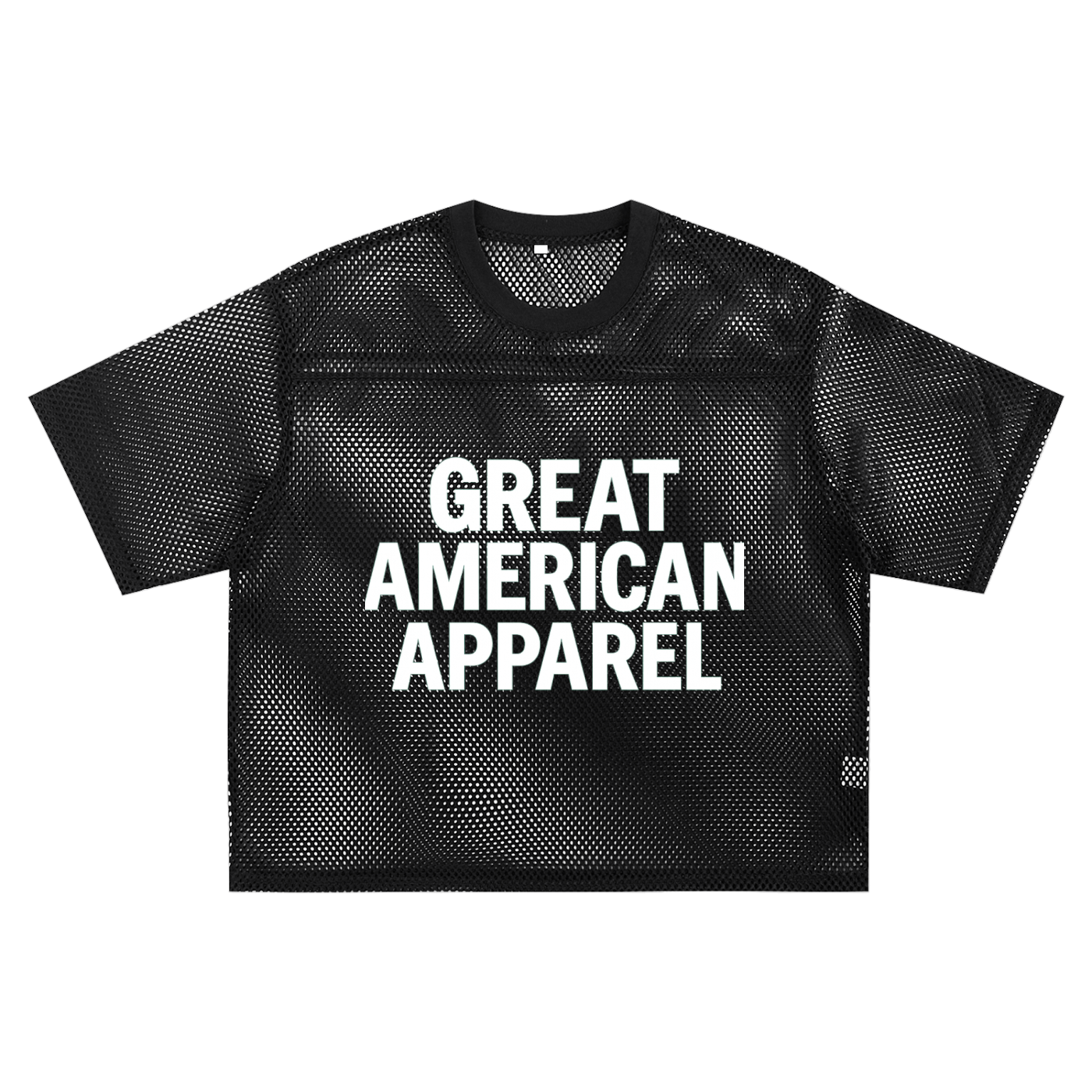 Great American Apparel See-Through Boxy Net T-Shirt
