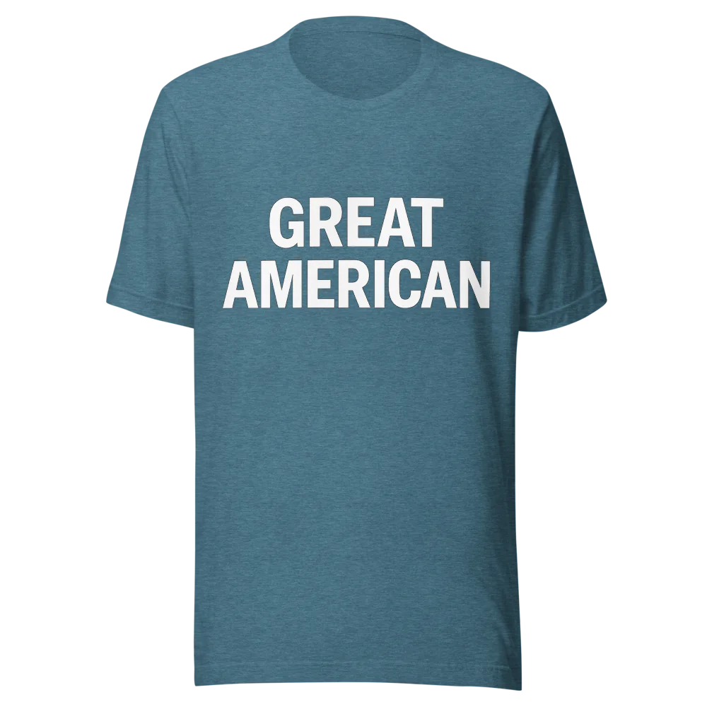 GREAT AMERICAN T-SHIRT (MADE IN USA)