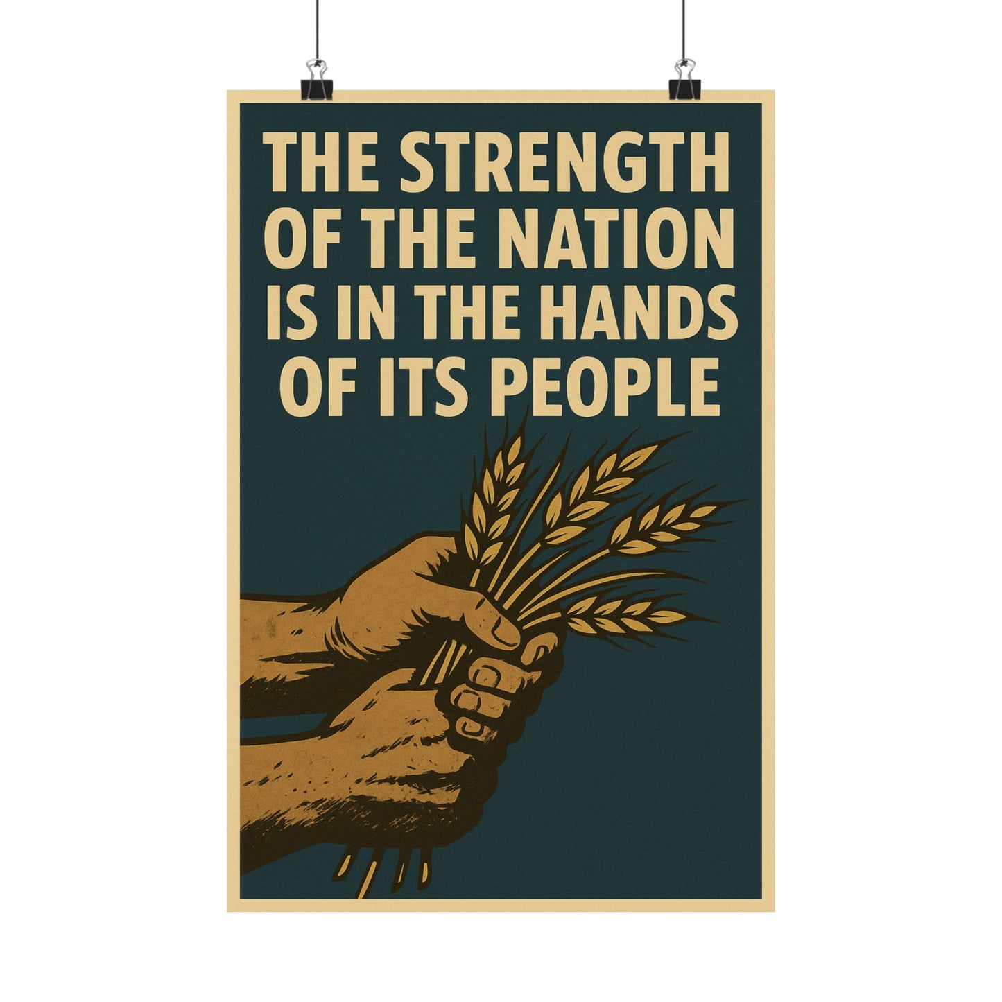 “The Strength of the Nation” Poster