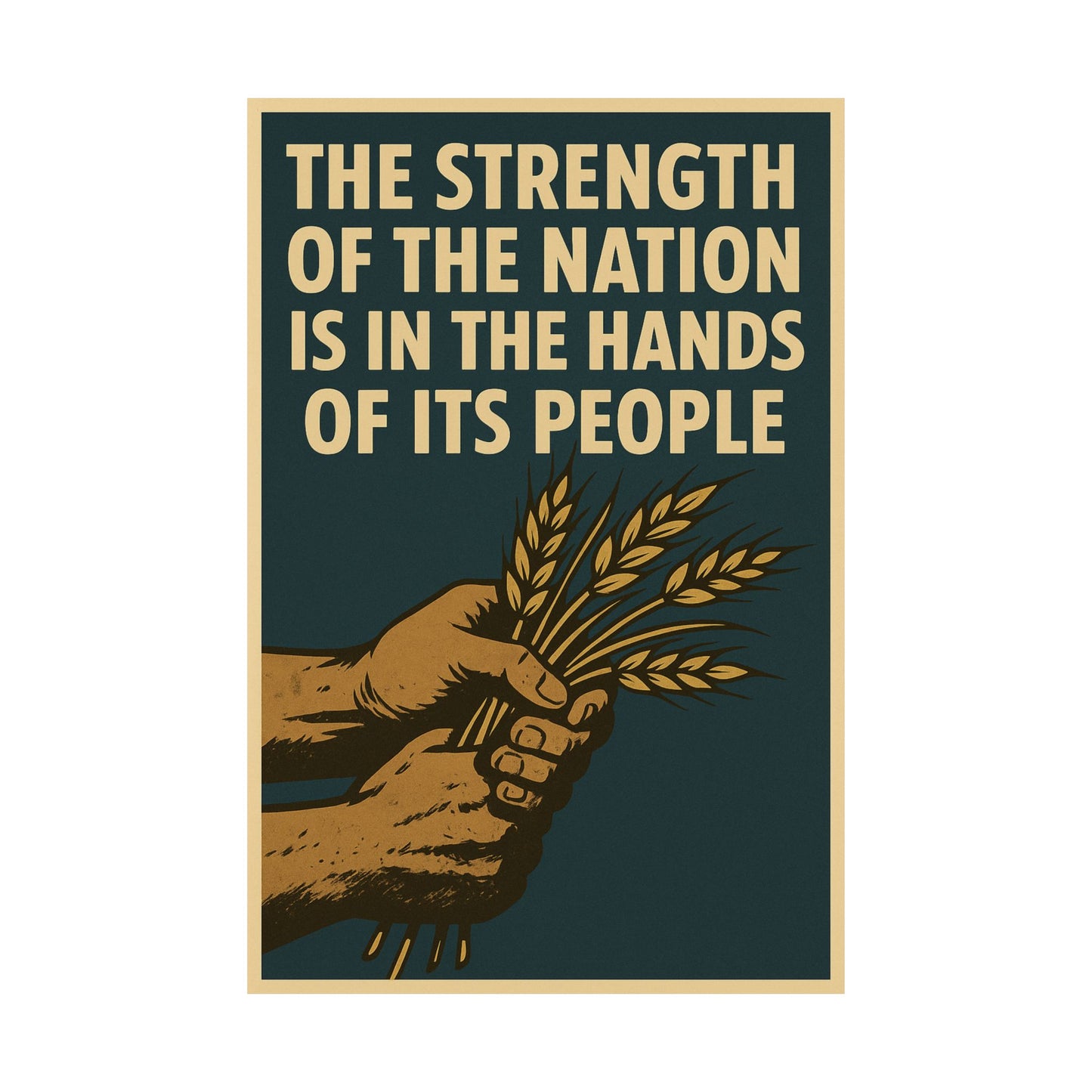 “The Strength of the Nation” Poster
