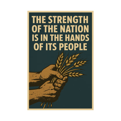 “The Strength of the Nation” Poster